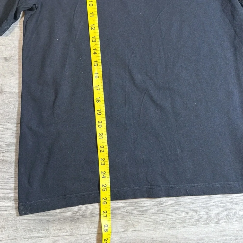 Adidas Originals Trefoil Tee Small Black‎ 3 Stripe Sleeve Logo